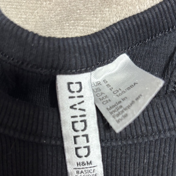 h&m ribbed cropped tank top - Picture 3 of 3